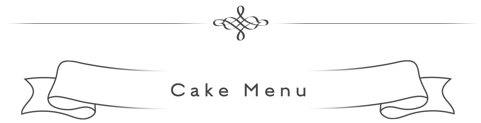 Cake Menu